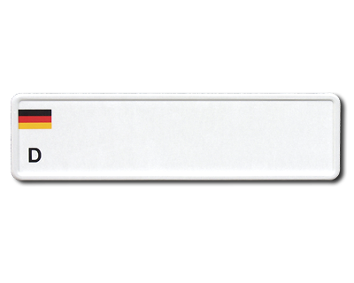 Nameplate Germany with flag 340 x 90 mm